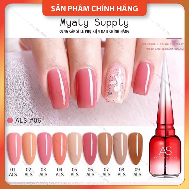 Set Sơn AS Chai Đỏ Nắp Nhọn 9 Chai Cao Cấp ALS SP000336