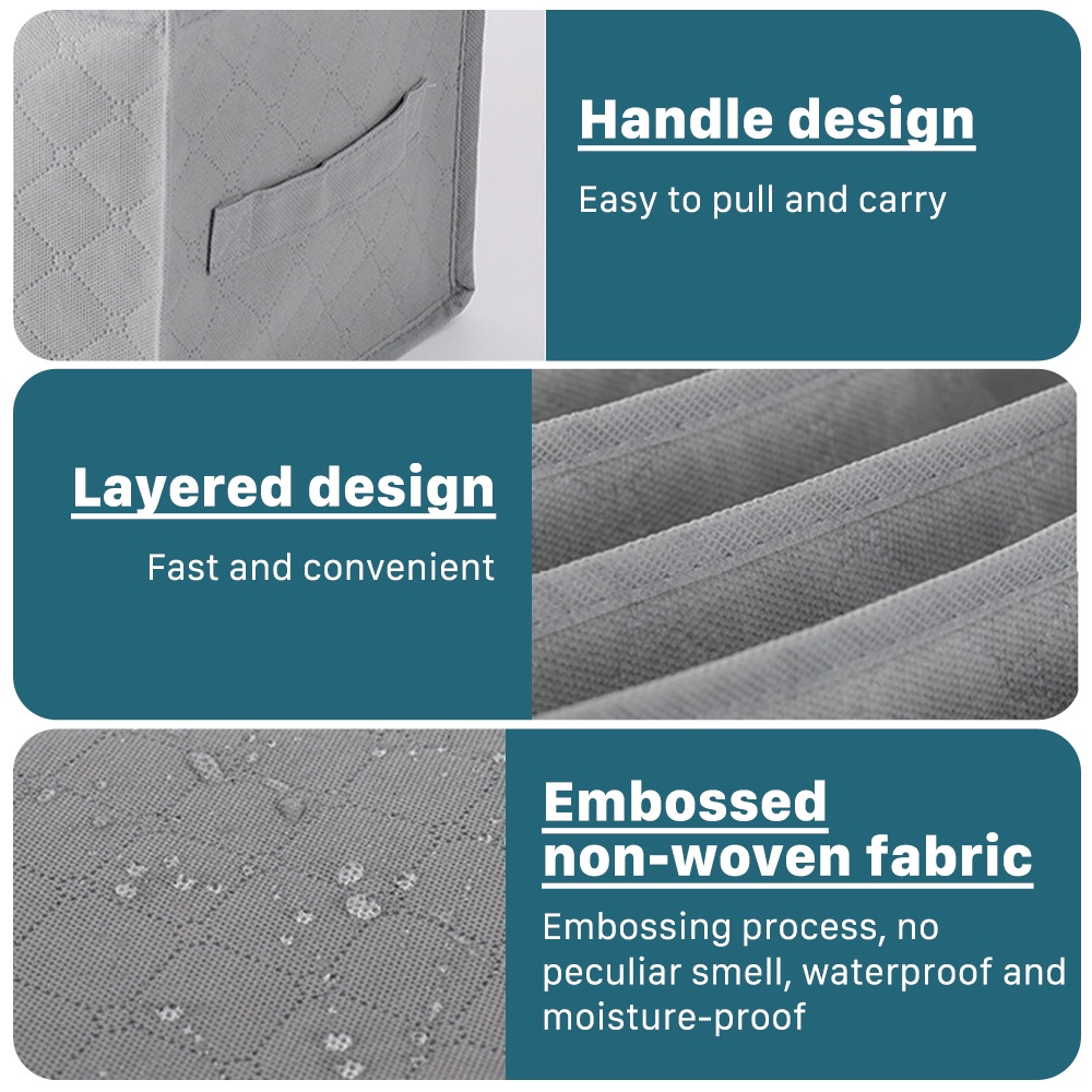 Hộp Vải Không Dệt Đựng Quần Áo Tiện Dụng