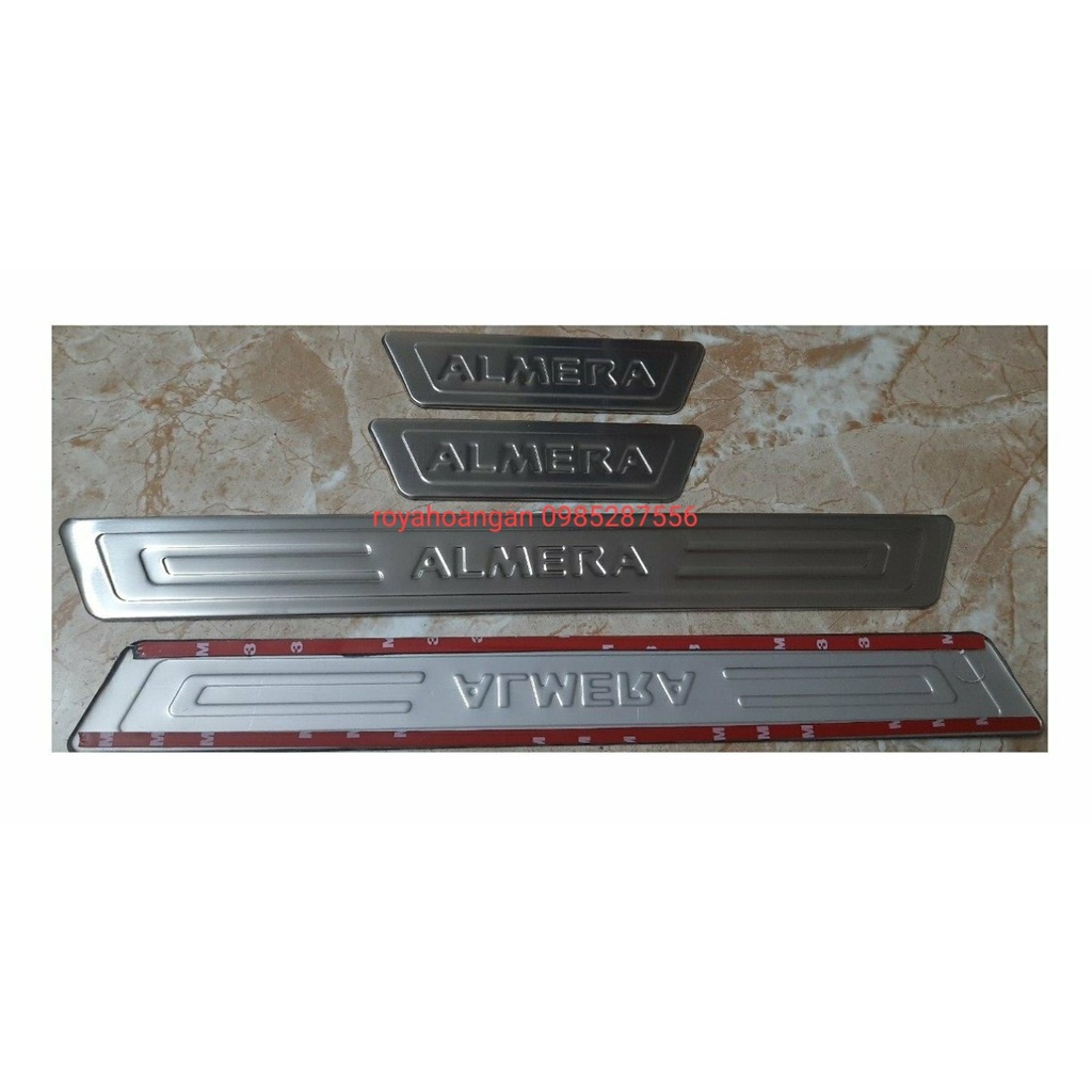 almera, ốp bậc trong ngoài nissan almera