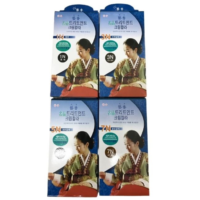 Nhuộm tóc thảo dược tự nhiên 1N, 3N, 5N, 7N Hàn Quốc