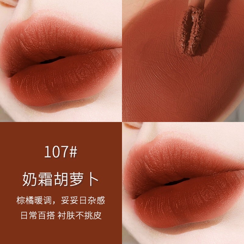 Son Kem WODWOD Ice Cream Lip Mud Mềm Mịn Môi