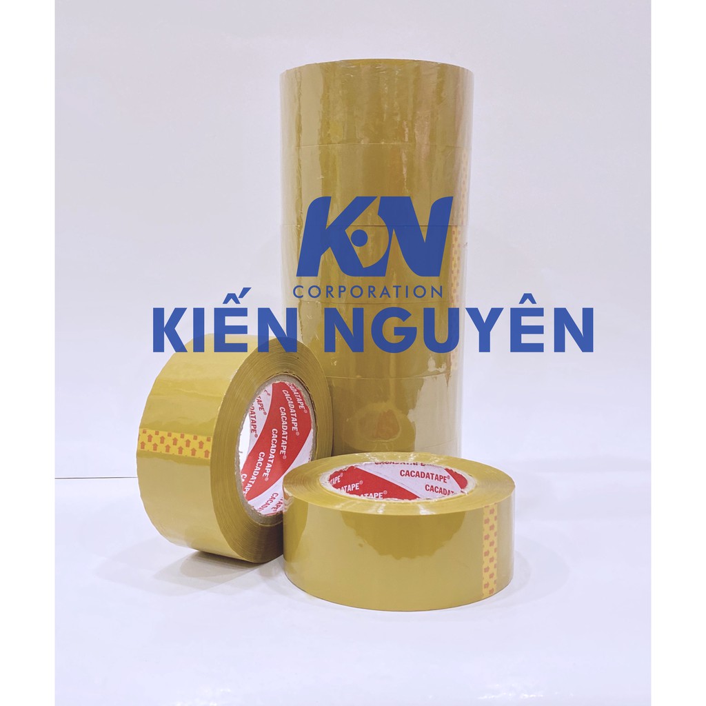 Băng keo đóng thùng hàng vàng đục 200 Yards (Đơn vị tính : Cây)