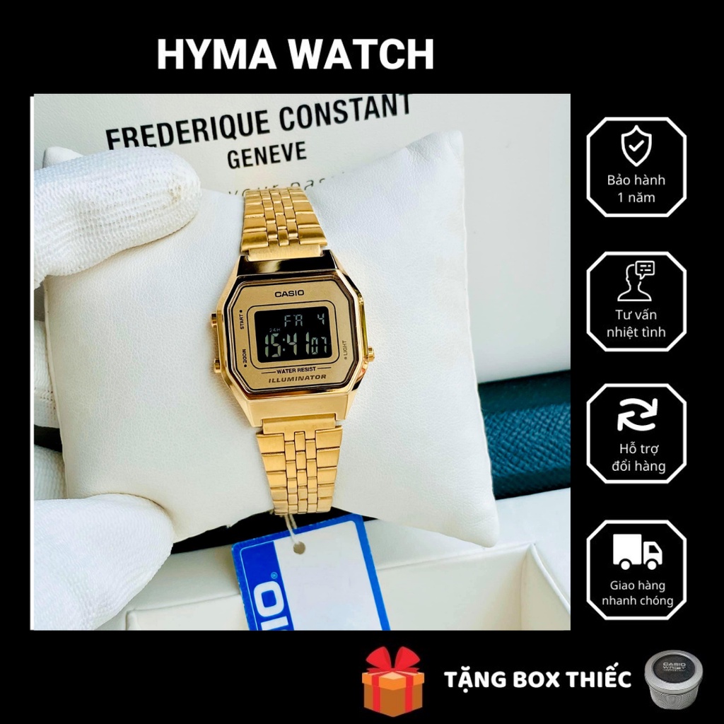 Đồng hồ nữ sang trọng LA680 Gold Bảo hành 1 năm Hyma watch