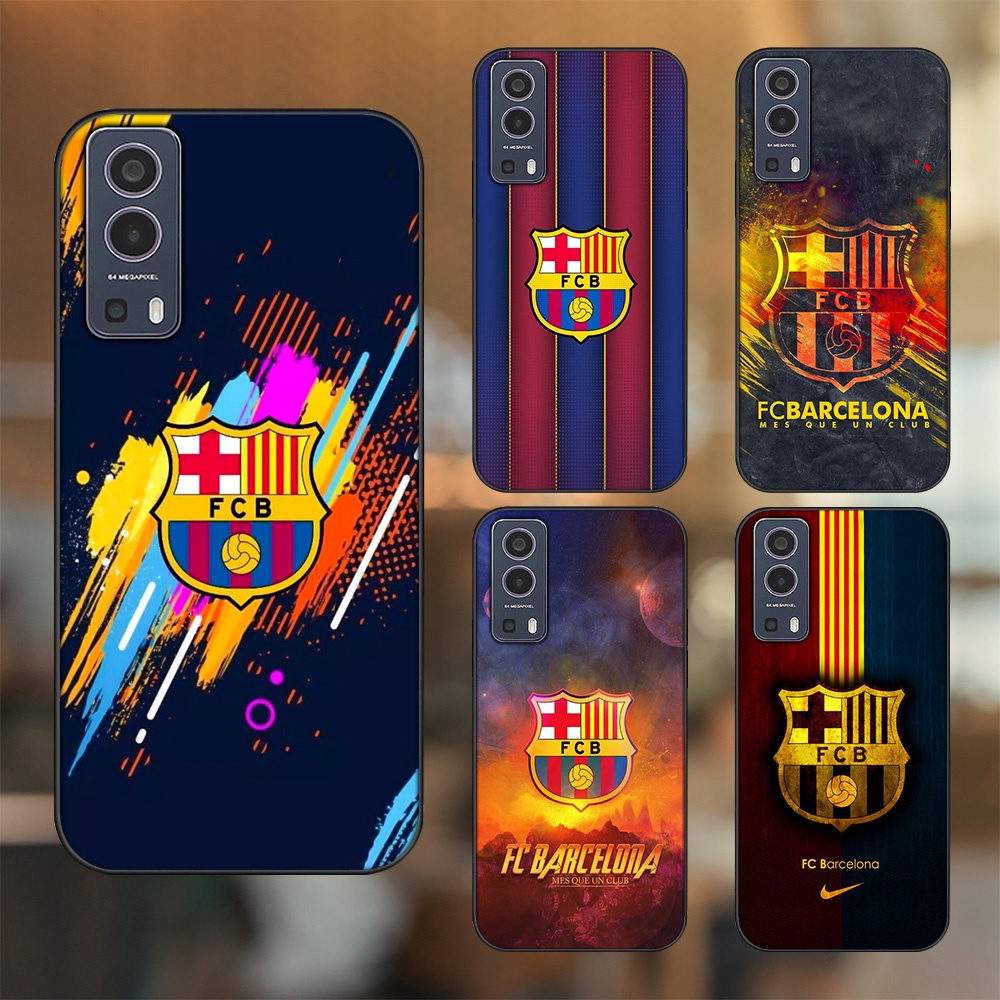 Ốp lưng Vivo Y72 5G viền đen in hình Barcelona Barca