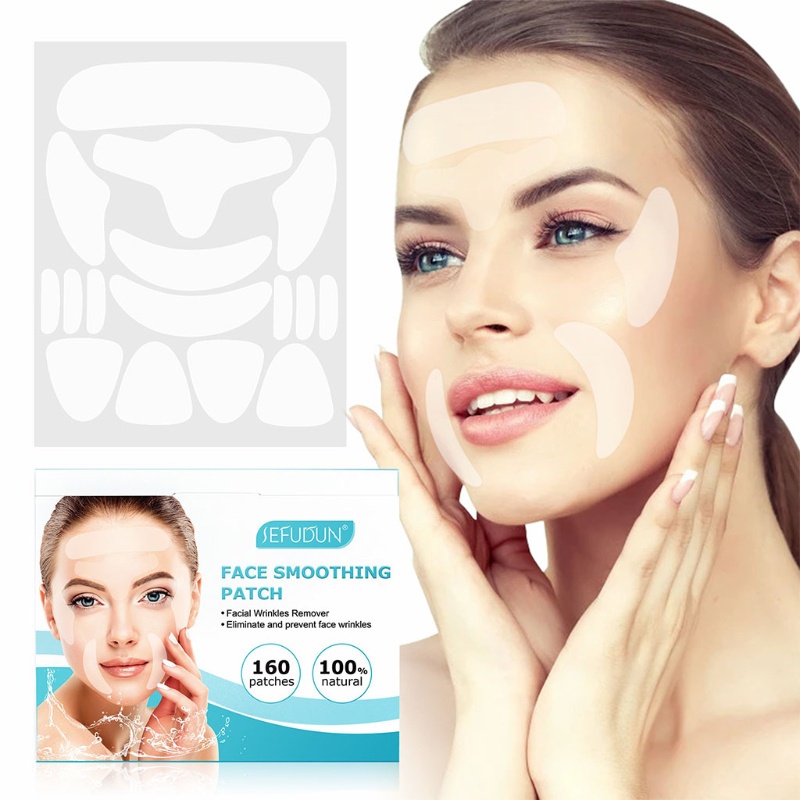 XIXI Set 10 miếng dán silicone chống nếp nhăn cho vùng trán và cằm
 | BigBuy360 - bigbuy360.vn
