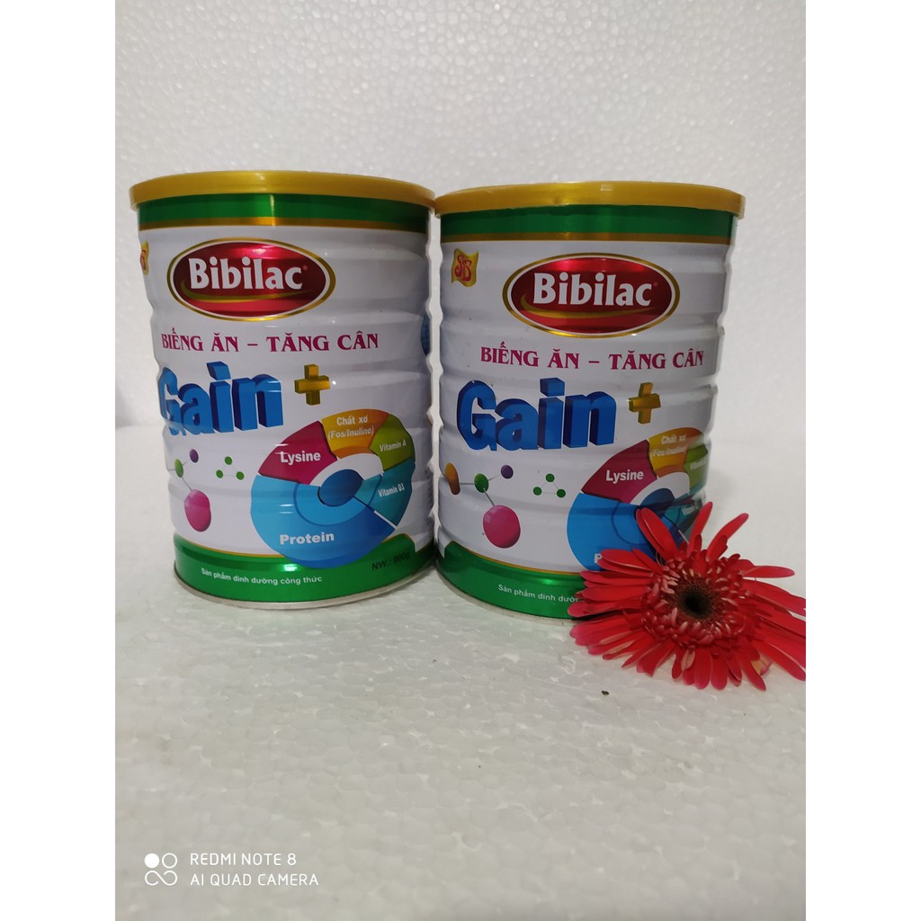 Sữa Bibilac Gain+  hộp 900g cho trẻ biếng ăn