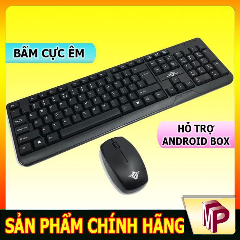 Bộ chuột + bàn phím không dây Warship hỗ trợ Android Box, Smart TV chính hãng