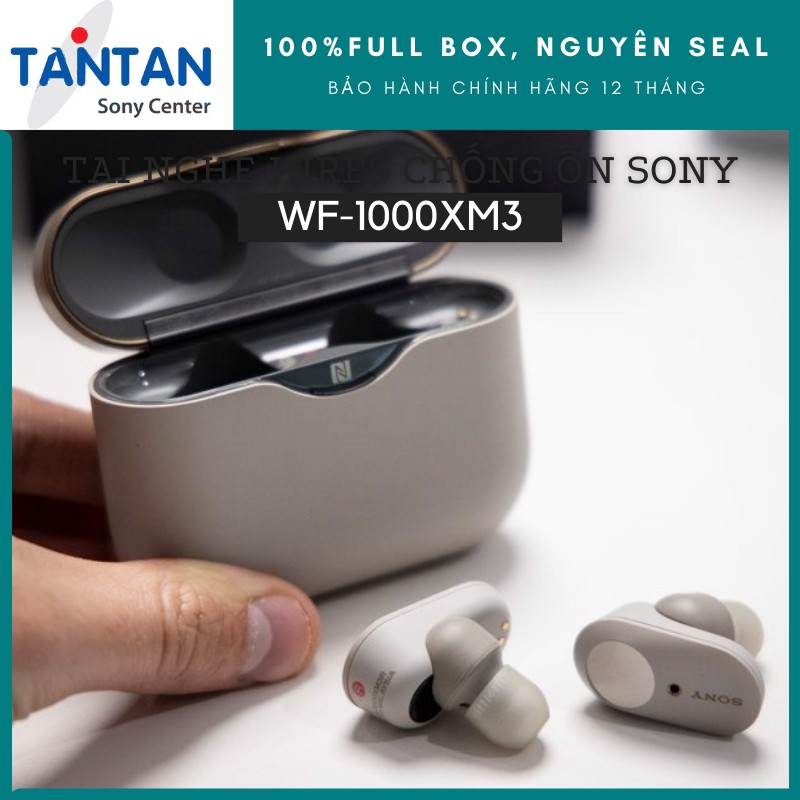 Tai Nghe HI-RES CHỐNG ỒN Sony WF-1000XM3 | Xuất xứ: Malaysia - HD Noise Cancelling QN1e - DSEE HX™ - Xuất xứ: Malaysia