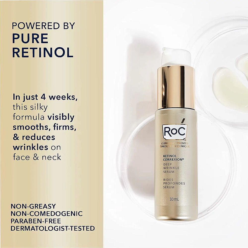 Tinh chất cho da lão hóa RoC Retinol Correxion Deep Wrinkle Serum