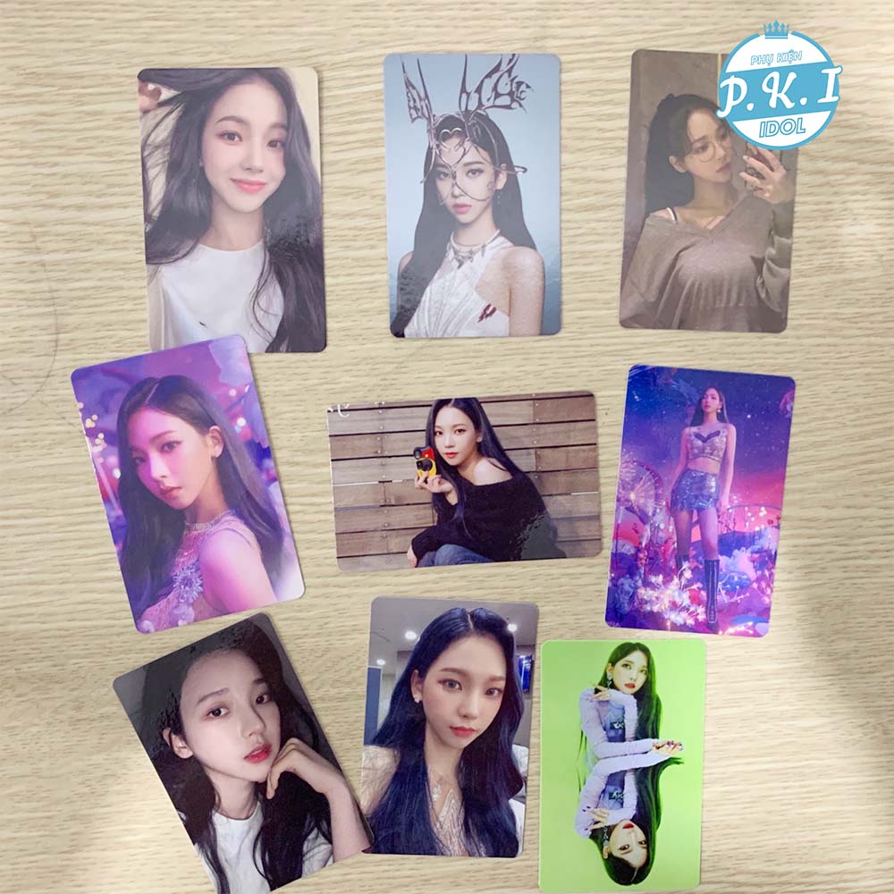 Bộ 9 Card Thẻ Karina (A.e.s.p.a) Bo Góc Làm Quà Tặng