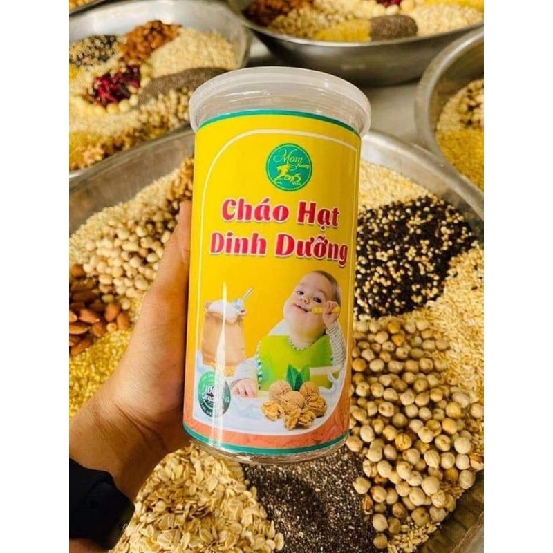 CHÁO HẠT DINH DƯỠNG mombeauty - BỘT DINH DƯỠNG CAO CẤP MOM BEAUTY hộp (500gr) mom beauty chăm sóc sức khỏe vàng