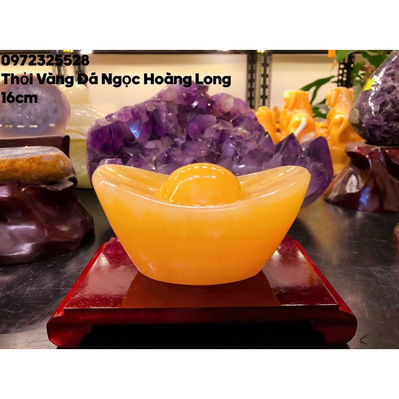 Thỏi Vàng Đá Ngọc Hoàng Long Phong Thuỷ