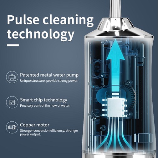 Máy Tăm Nước Cầm Tay Oral Irrigator Bản Quốc Tế Chuẩn Xuất Châu Âu