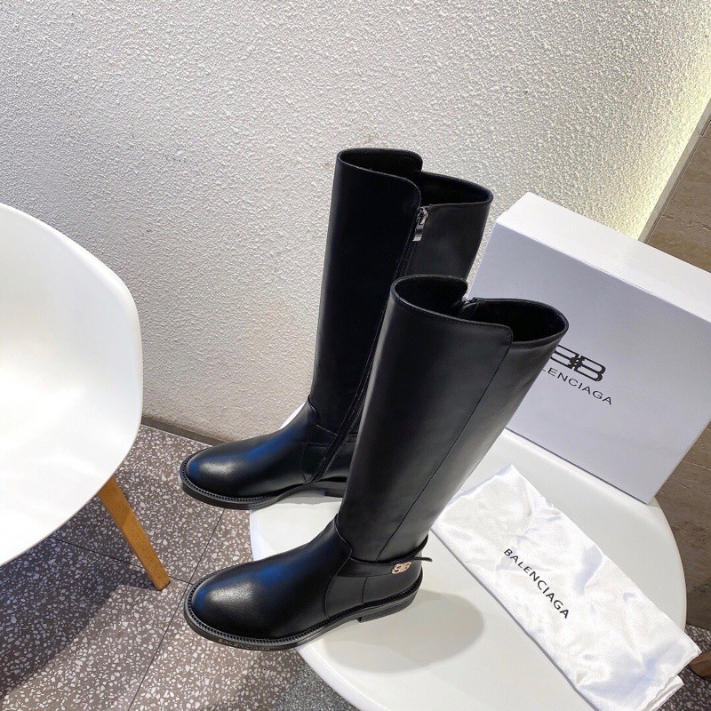 Boots nữ cao cổ mẫu thời trang hót nhất trong năm da bò nhập khẩu balenciaga