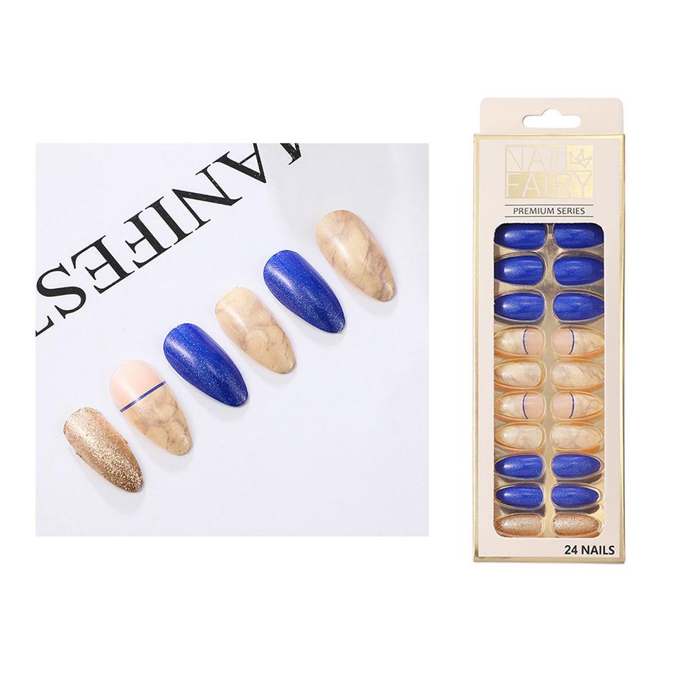 Hộp 24 Móng Tay Giả Che Phủ Toàn Diện Cho Nữ
