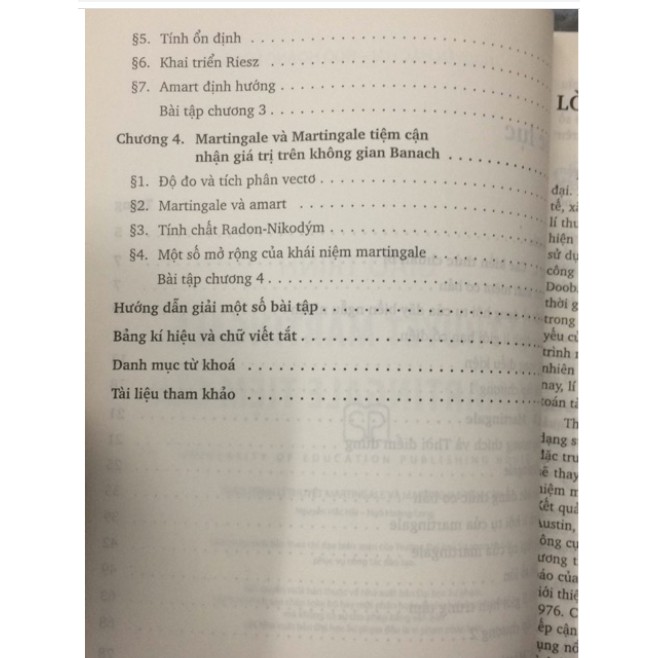 Sách - Giáo trình Lí thuyết Martingale và Martingale tiệm cận