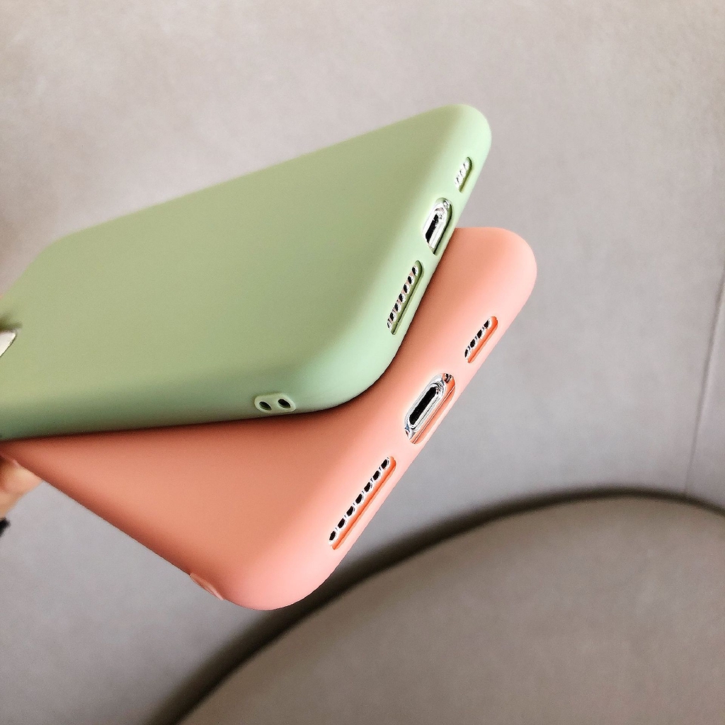 Ốp điện thoại TPU mềm màu trơn cho IPHONE 12 pro max 12 mini 11 pro max X XS XR XSMax 7 8 8Plus 7Plus 6Plus 6sPlus 6s 6
