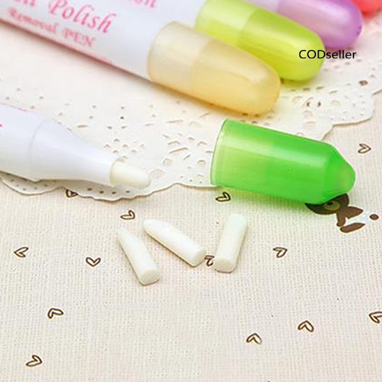 Bút tẩy sơn móng tay kèm 3 đầu thay thế tiện dụng cho nữ