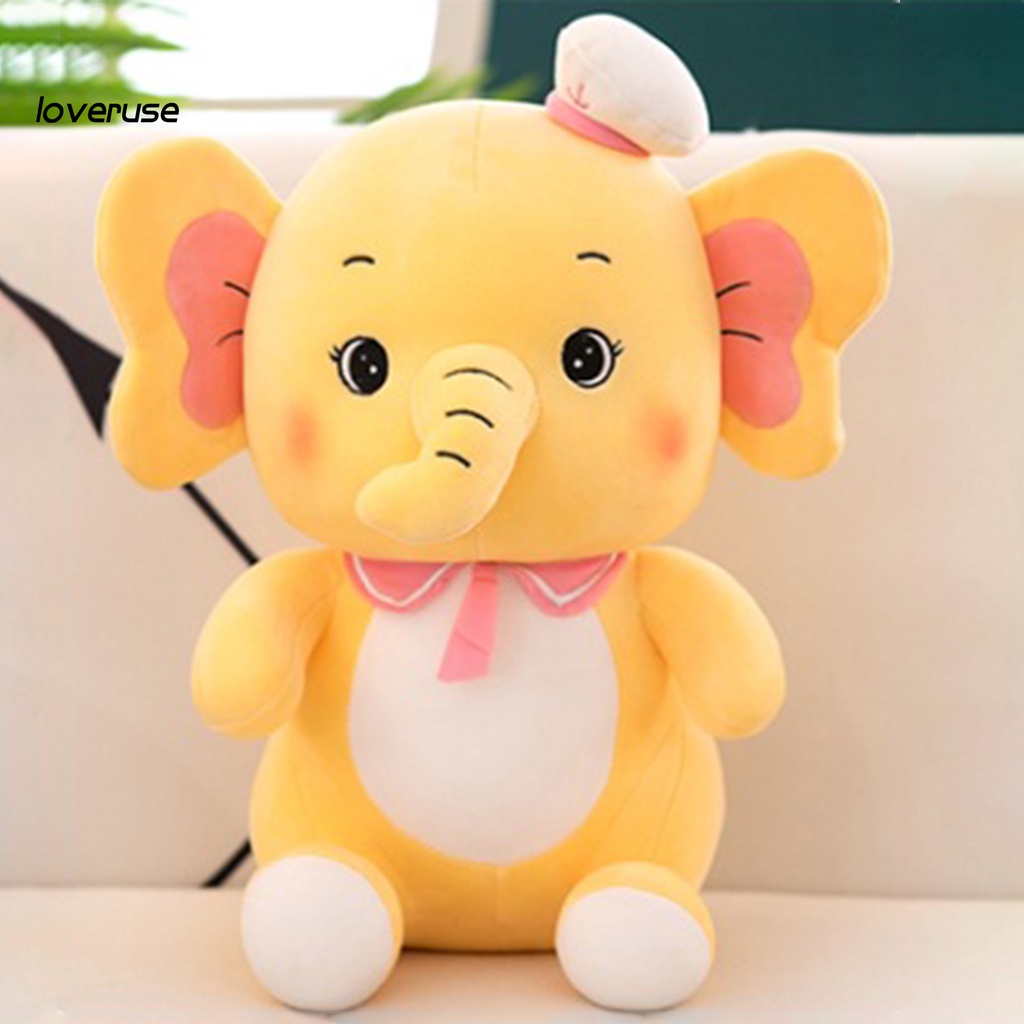 Thú nhồi bông hình con voi mềm mại làm phụ kiện chụp ảnh cho bé gái