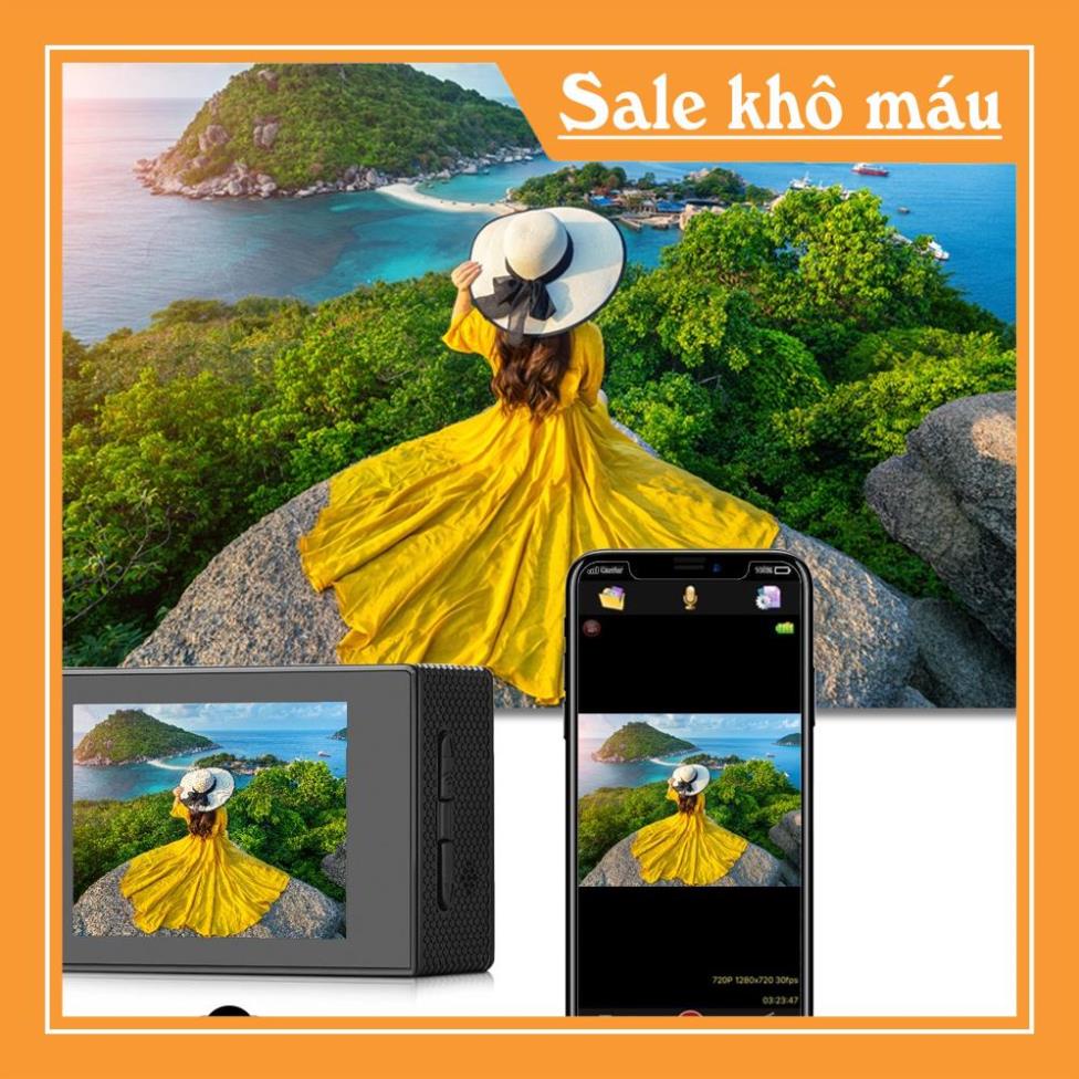 ✅ Camera Hành Trình Chống Nước Chống Rung 4K Sports Ultra HD DV , Camera đi phượt, Chống nước, độ lấy nét cao, BH uy tín