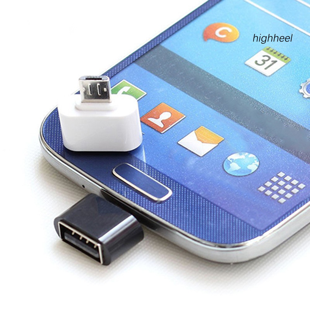 Bộ 2 Đầu Chuyển Đổi OTG Từ Micro USB Sang USB 2.0 Cho Điện Thoại Android / Máy Tính Bảng