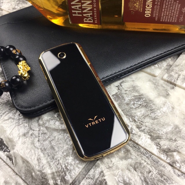 Điện thoại VTRETU V03 mặt gương viền thép siêu sang | BigBuy360 - bigbuy360.vn