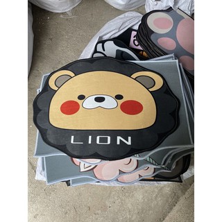 thảm chân 3D hình thú siêu cute.