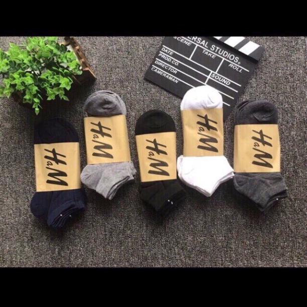 Sét 10 đôi tất HM Cổ Ngắn chống hôi chân hàng đẹp .(10đôi)