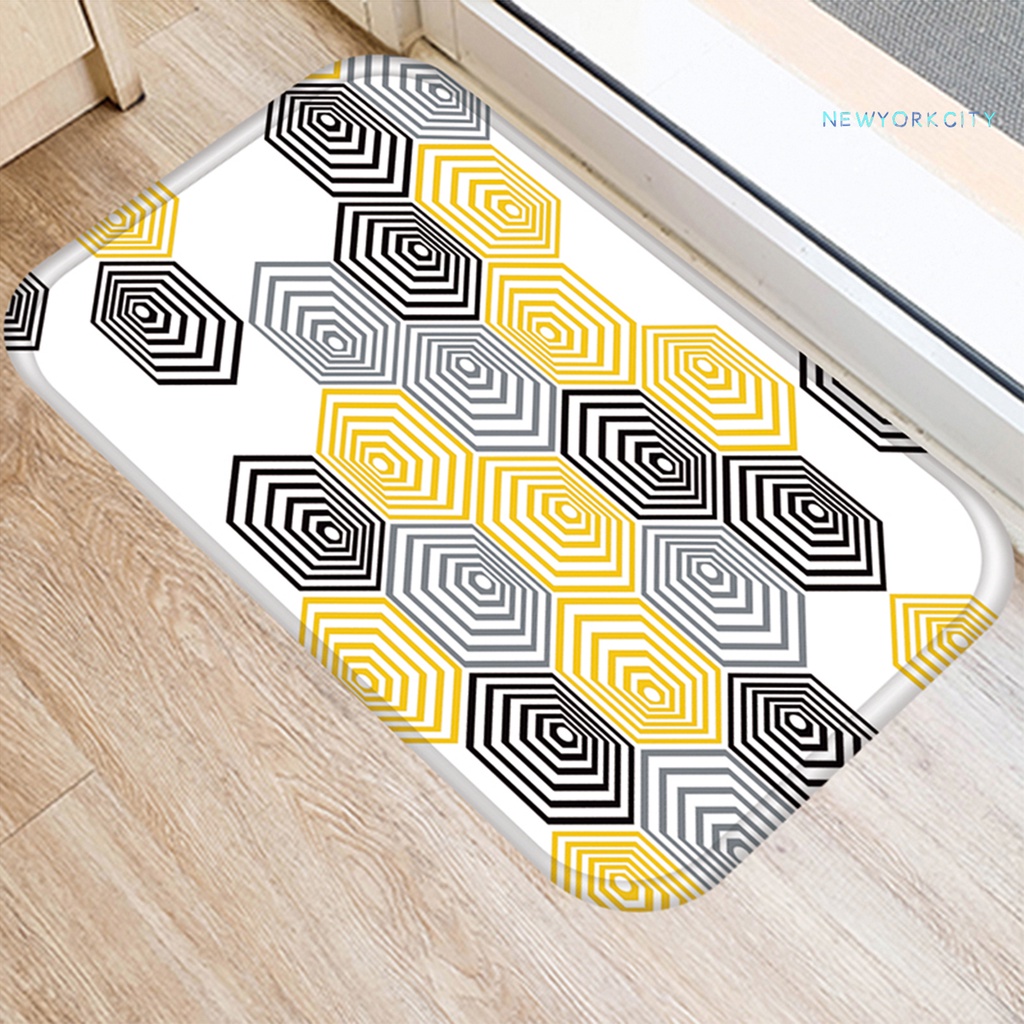 Thảm Chùi Chân Mềm Mại Chống Trượt Kết Cấu Flannel Dành Cho Nhà Tắm