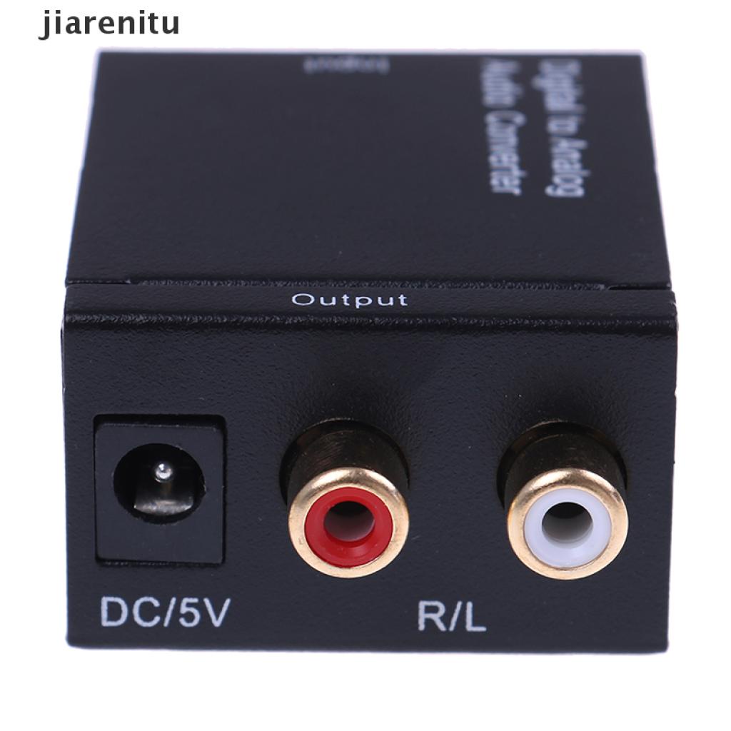 (hot*) Optical coaxial toslink digital to analog audio converter adapter RCA L/R jiarenitu