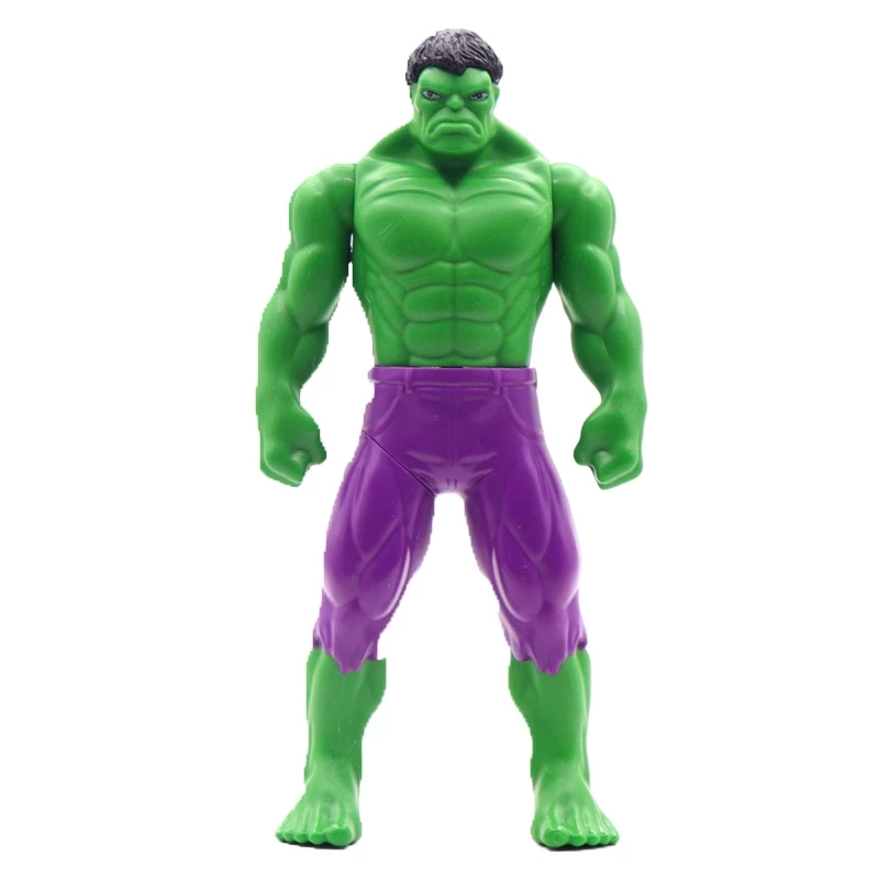 1 Đồ Chơi Siêu Anh Hùng Marvel PVC 360° Mô Hình Nhân Vật Người Nhện / Người Sắt / Hulk Dễ Thương Dùng Làm Quà Tặ