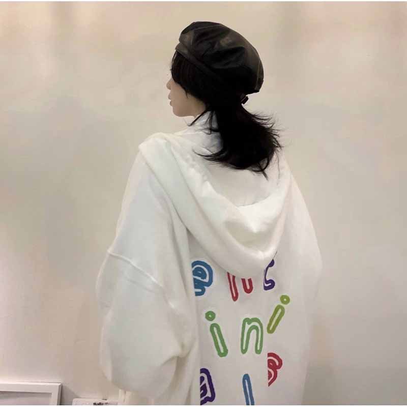 Áo khoác nỉ nam nữ Unisex K99 áo hoodie in chữ màu from rộng tay bồng phong cách Hàn Quốc chất liệu nỉ ngoại cao cấp.