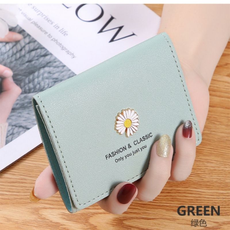 Ví nữ cao cấp giá rẻ cầm tay mini nhỏ gọn thời trang cute nhiều ngăn bỏ túi da PU OLUKA STORE VN043