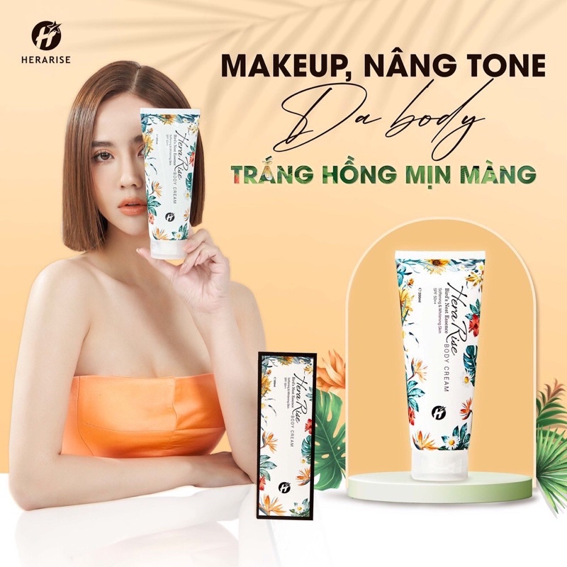 Kem dưỡng trắng da body từ tinh chất yến đảo Hera Rise