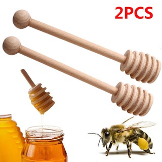 Bộ 2 thanh gỗ múc mật ong 160mm