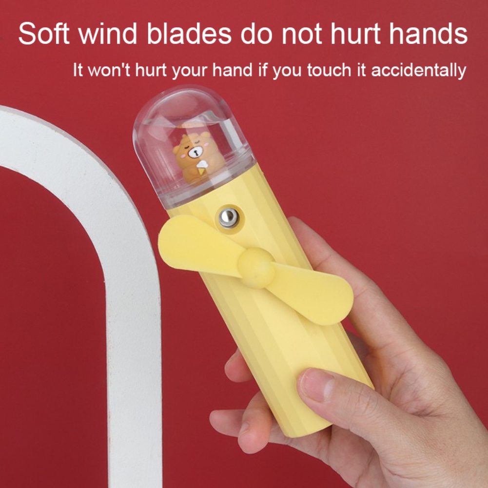 Quạt Điện Mini Cầm Tay Hình Trái Cây Sạc Cổng USB Tiện Dụng Và Bền