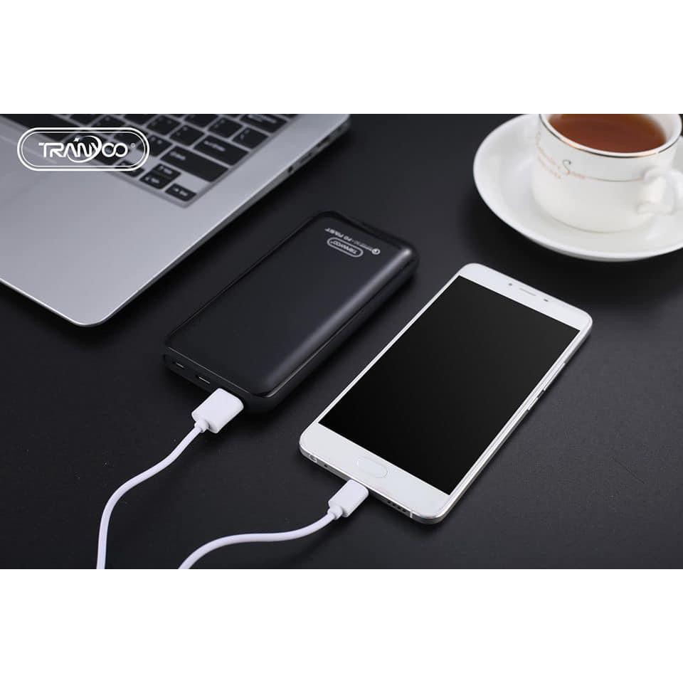 Pin dự phòng F1 PD + QC 3.0 TRANYOO chính hãng 10.000mah