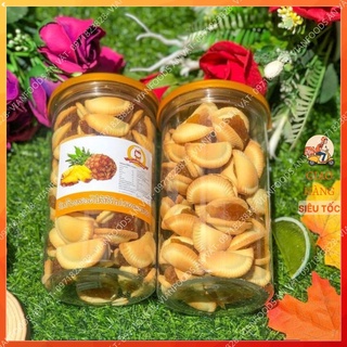 Bánh sò nhân mứt khóm (Thơm, dứa) Thái giòn tan mặn mặn, nhân mứt thơm dẻo đặc chua chua ngọt ngọt hủ 300g