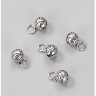 Charm chuông bạc s925 họa tiết đám mây htjewelry ph838