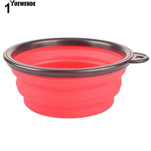 Bát đựng thức ăn cho thú cưng chất liệu silicon và có thể xếp gọn dễ dàng