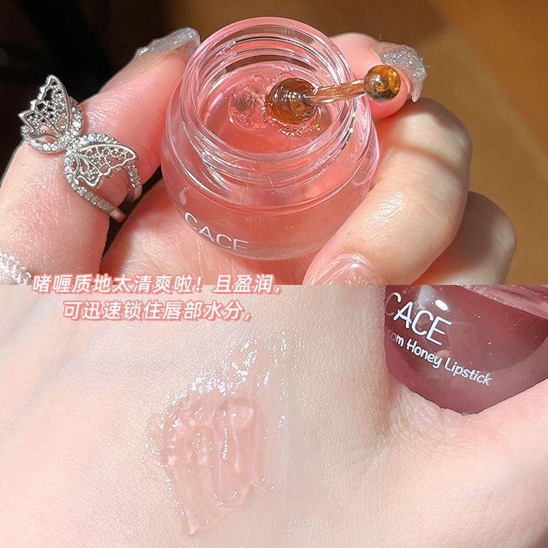 Son dưỡng chiết xuất mật ong làm ẩm mượt môi/Son Môi Dưỡng Ẩm Chống Khô Môi CACE Cherry Blossom