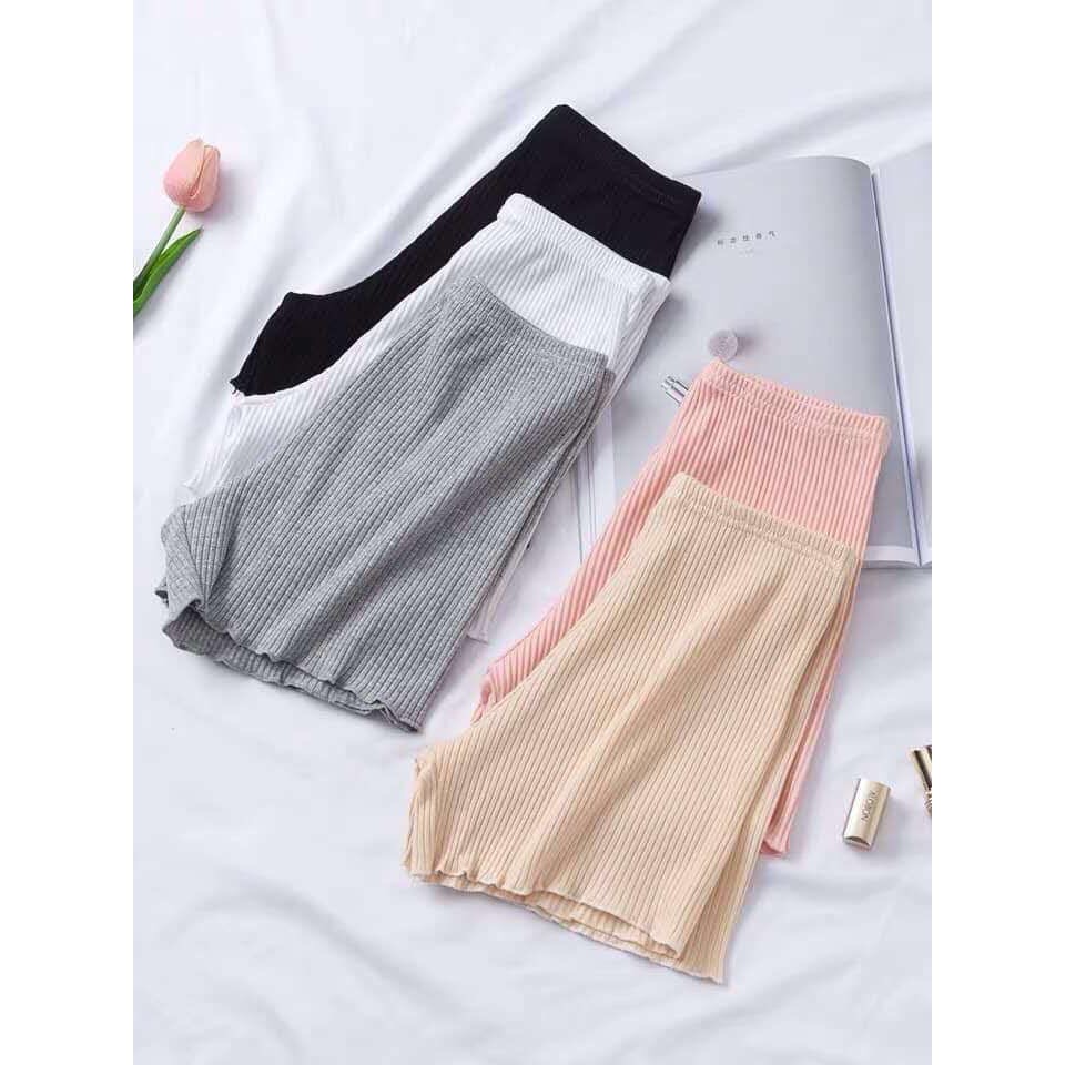 Quần Đùi Váy Cotton Gân Mới Siêu Đẹp | BigBuy360 - bigbuy360.vn