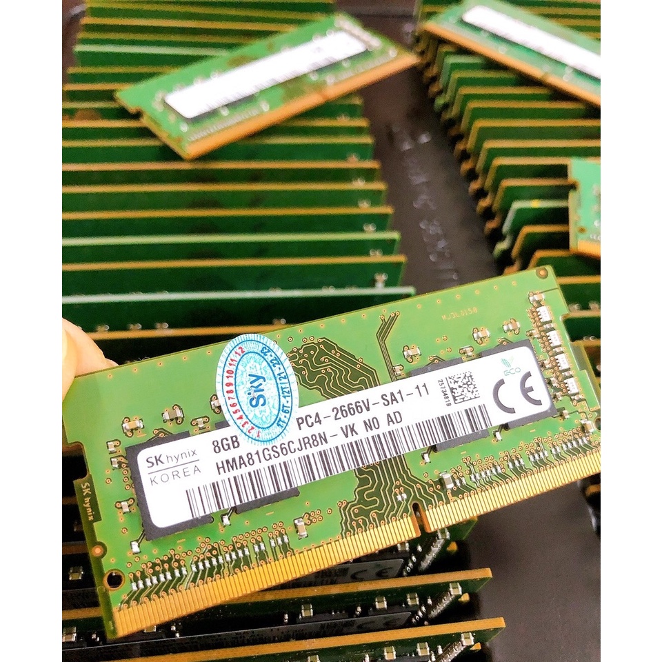 Ram Laptop Hynix 8GB DDR4 2666MHz Mới Chính Hãng - Bảo Hành 36 tháng