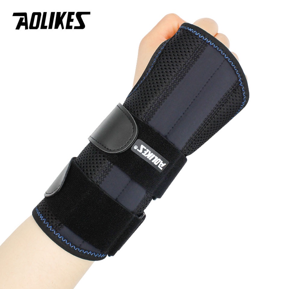AOLIKES Băng quấn bảo vệ cổ tay chống bong gân có thể điều chỉnh cho nam nữ