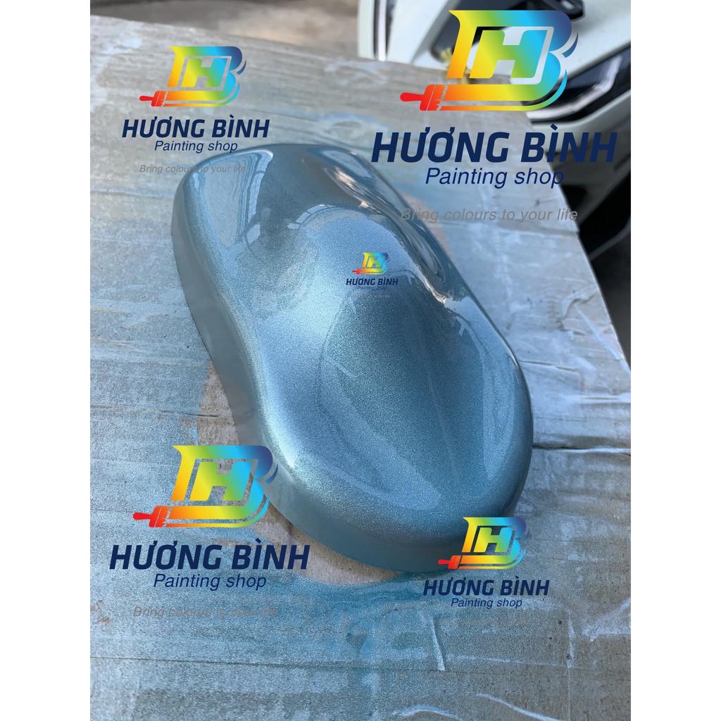 Sơn xịt BOSNY màu Blue Moon - 2512 (cần sơn trên nền màu Bạc để ra được màu như hình)