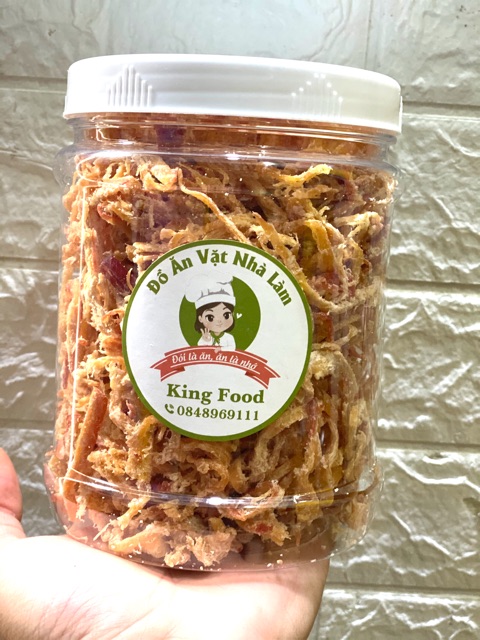 Mực hấp nước cốt dừa, hũ pet 200g | KingFood - Thế Giới Đồ Ăn Vặt - Đồ Ăn Vặt Hà Nội