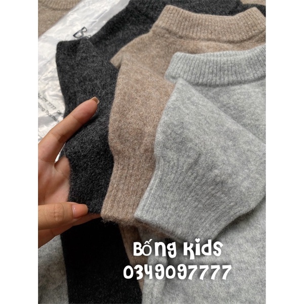 Váy Len Bé Gái Basic Dáng Suông UNI