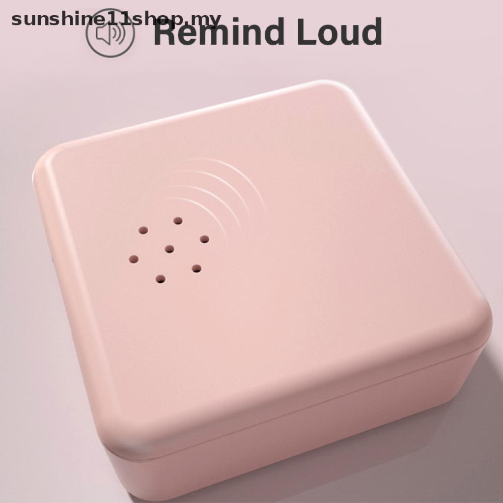 Đồng hồ báo thức điện tử mini màn hình LCD 3 màu đa năng cho nhà bếp [sunshine11shop]