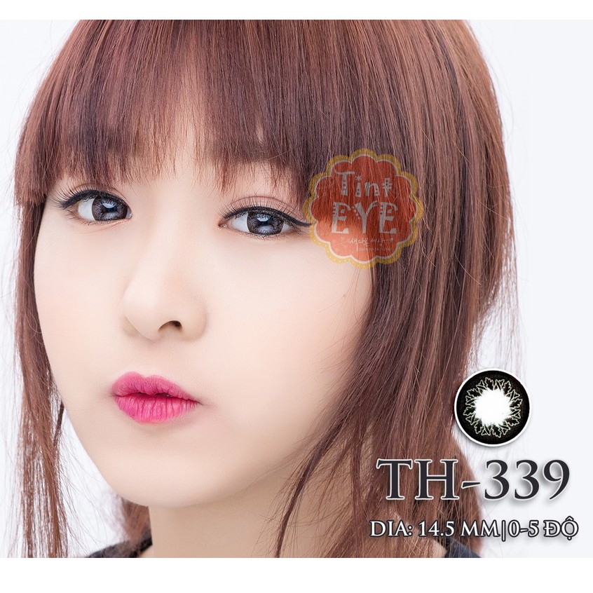 Kính Áp Tròng Tinteye Lens TH-339 Xám Hoa Tùng