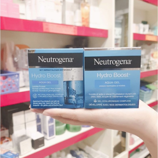 Kem dưỡng ẩm Neutrogena Gel Pháp 50ml nhỏ gọn tiện lợi, cấp ẩm da căng mọng - Shop Viloet